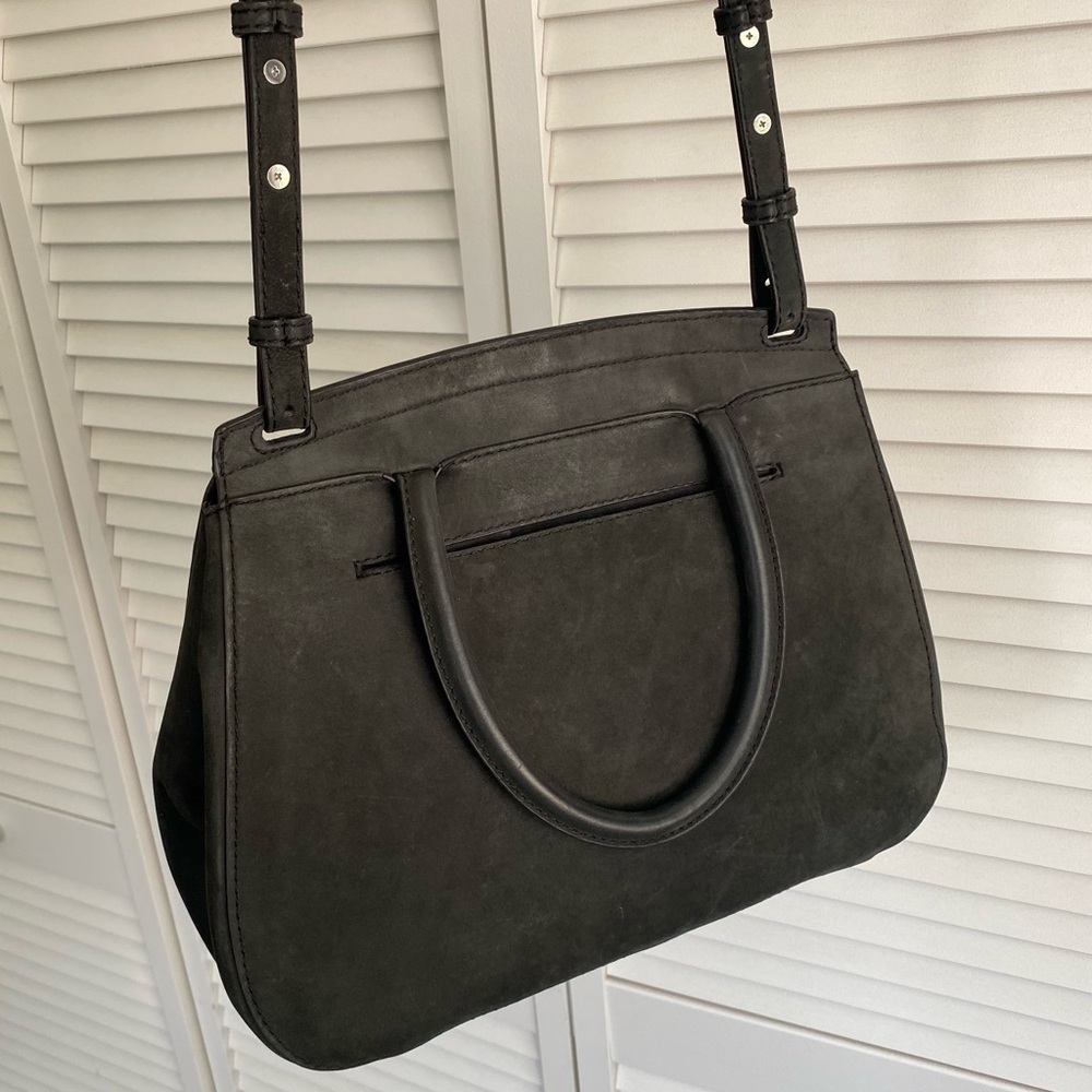 Steven Alan Kate Suede Leather Satchel Bag